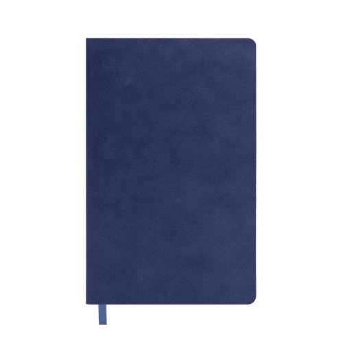 Бизнес-блокнот ALFI, A5, синий, мягкая обложка, в линейку (синий)
