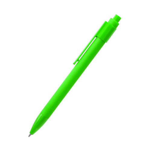 Ручка пластиковая Pit Soft софт-тач, зеленая