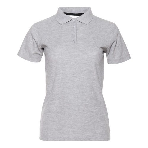 Рубашка поло женская STAN хлопок/полиэстер 185, 04WL, серый меланж