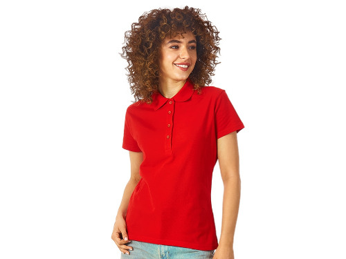 Рубашка поло First женская, красный
