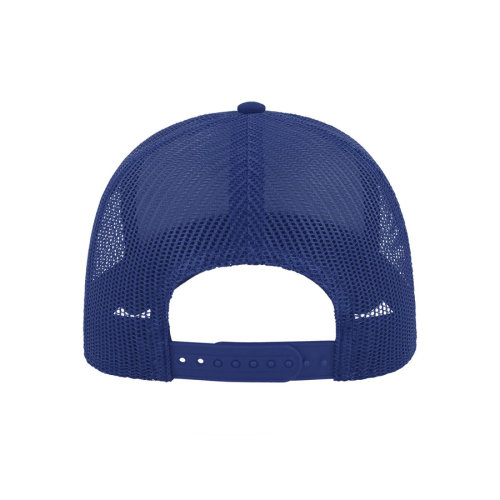 Бейсболка "RAPPER COTTON", 5 клиньев, синий, пластиковая застежка, 100% хлопок, 100% п/э, 180 гр/м2 (синий)