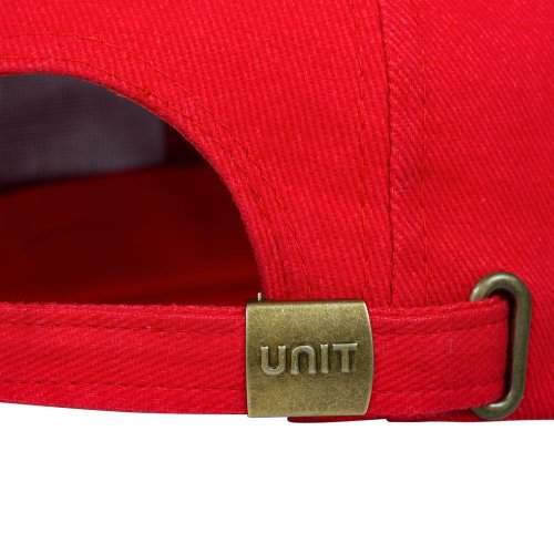 Бейсболка Unit Smart, черная с красным