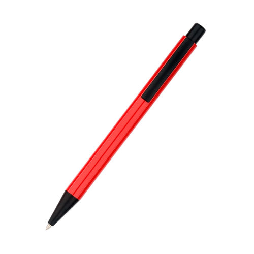 Ручка металлическая Deli, красная