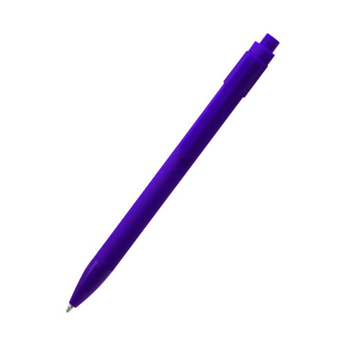Ручка пластиковая Pit Soft софт-тач, синяя
