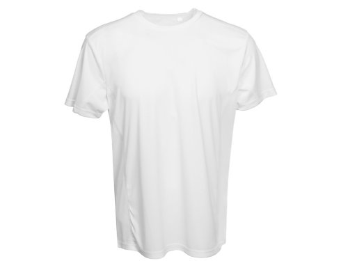 Мужская спортивная футболка Turin из комбинируемых материалов, белый