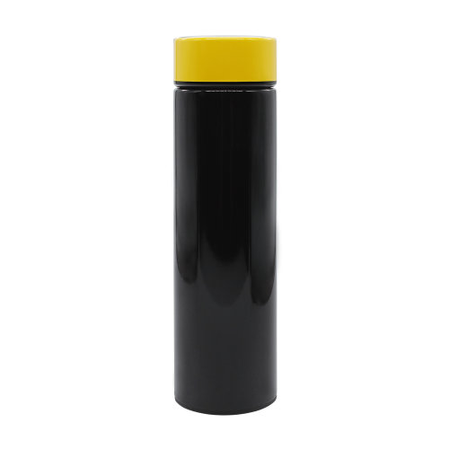 Термос Reactor duo black с датчиком температуры, черный с желтым