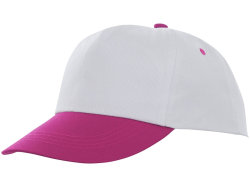 Пятипанельная двухцветная кепка Icarus, белый/розовый