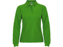 Рубашка поло Estrella женская с длинным рукавом, травянисто-зеленый