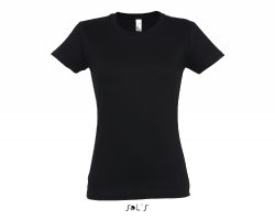 Фуфайка (футболка) IMPERIAL женская,Глубокий черный 3XL