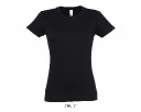 Фуфайка (футболка) IMPERIAL женская,Глубокий черный 3XL