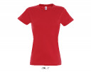 Фуфайка (футболка) IMPERIAL женская,Красный 3XL