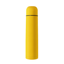 Термос софт-тач Yanemal 1 л (уценка), желтый