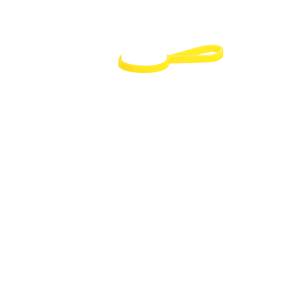 Кольцо-держатель силиконовое для термобутылки Olivia, желтый