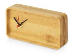 Прямоугольные настольные часы из бамбука Squarium