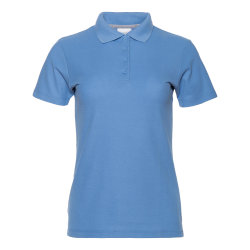 Рубашка поло женская STAN хлопок/полиэстер 185, 04WL, голубой