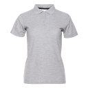 Рубашка поло женская STAN хлопок/полиэстер 185, 104W, серый меланж