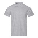 Рубашка поло мужская STAN хлопок/полиэстер 185, 104, серый меланж