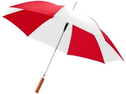 Зонт-трость Lisa полуавтомат 23, красный/белый