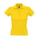 Рубашка поло женская PEOPLE 210 (желтый)